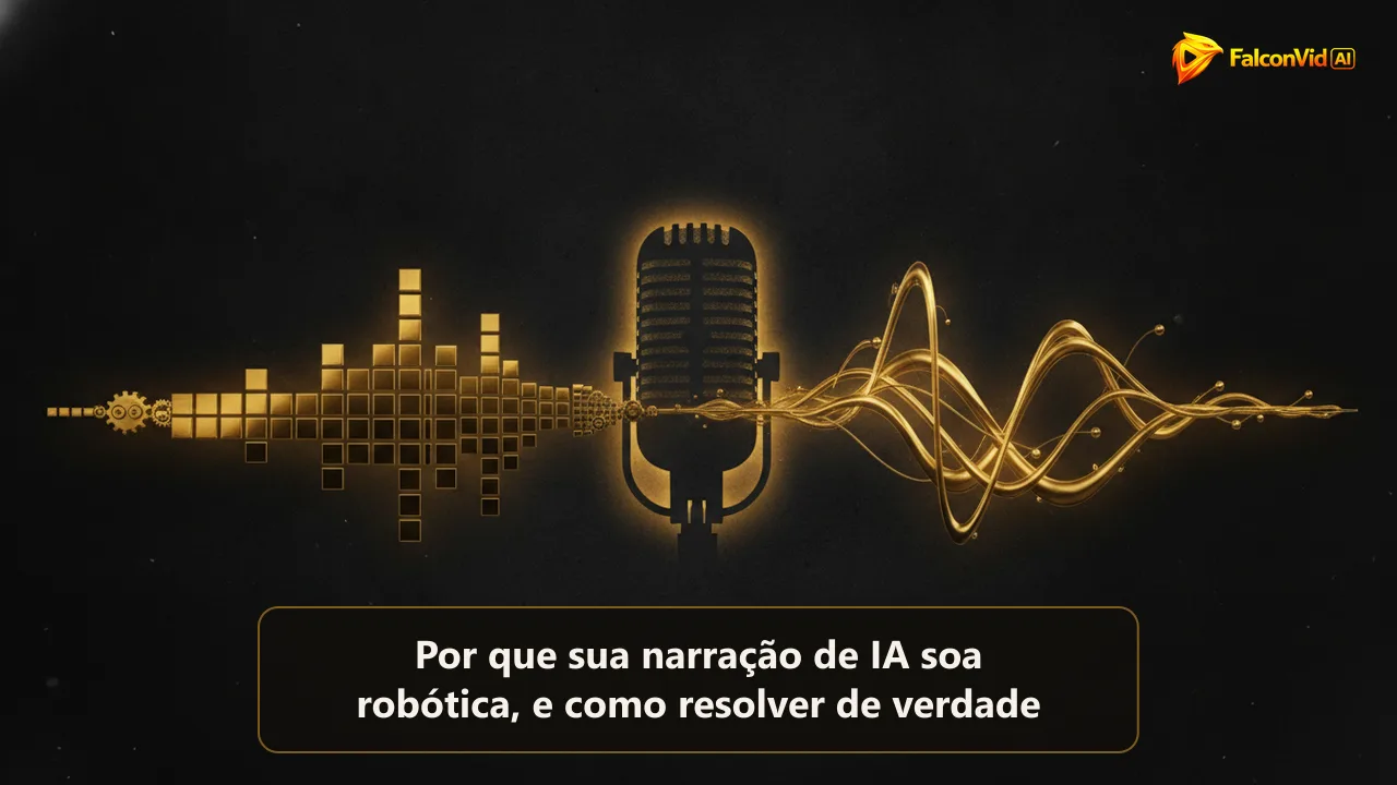 Onda sonora se transformando de blocos mecânicos rígidos em curvas orgânicas suaves