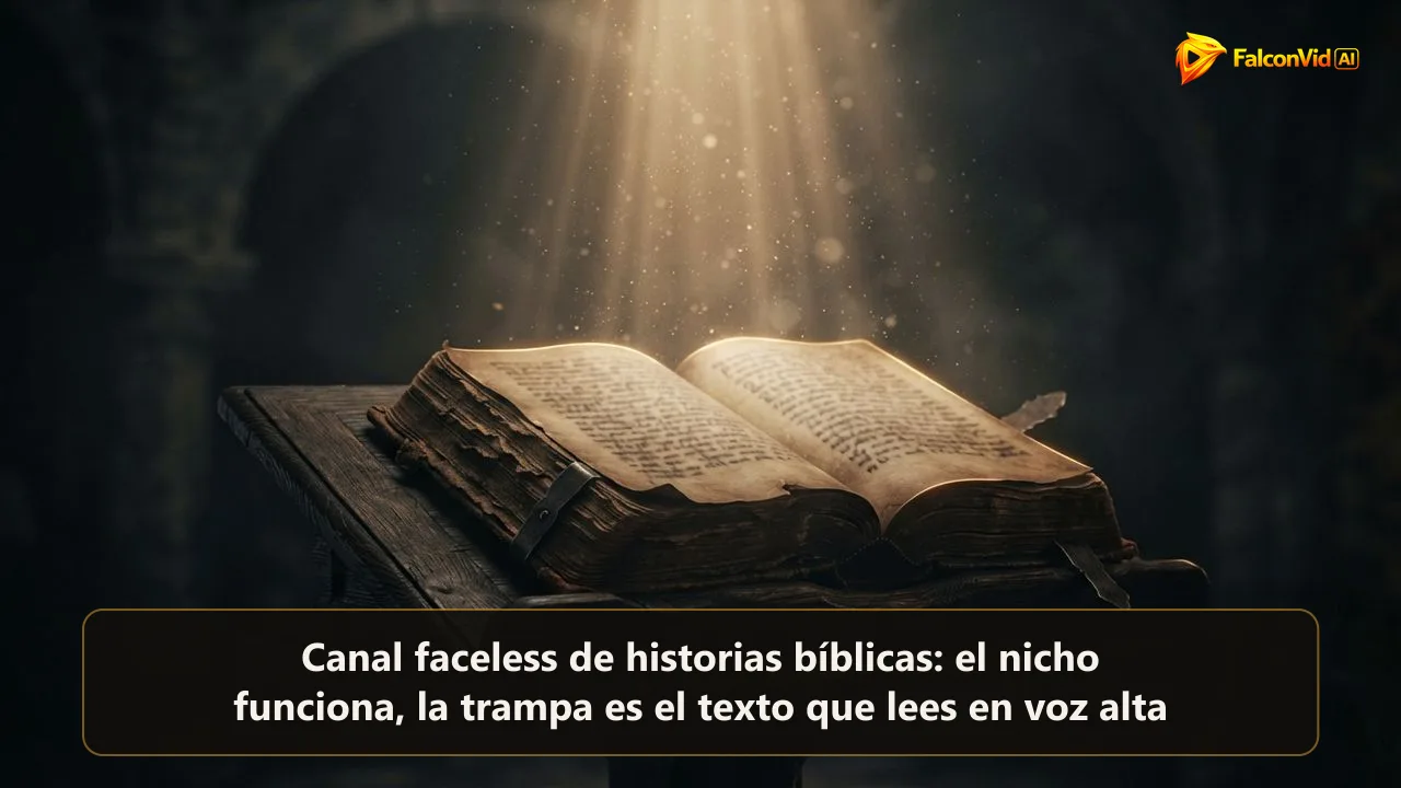 Libro antiguo abierto sobre un atril de madera con luz dorada saliendo de sus páginas