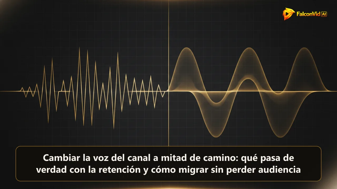 Dos ondas de sonido doradas sobre fondo oscuro, una densa y otra suave, encontrándose en una costura visible en el medio.