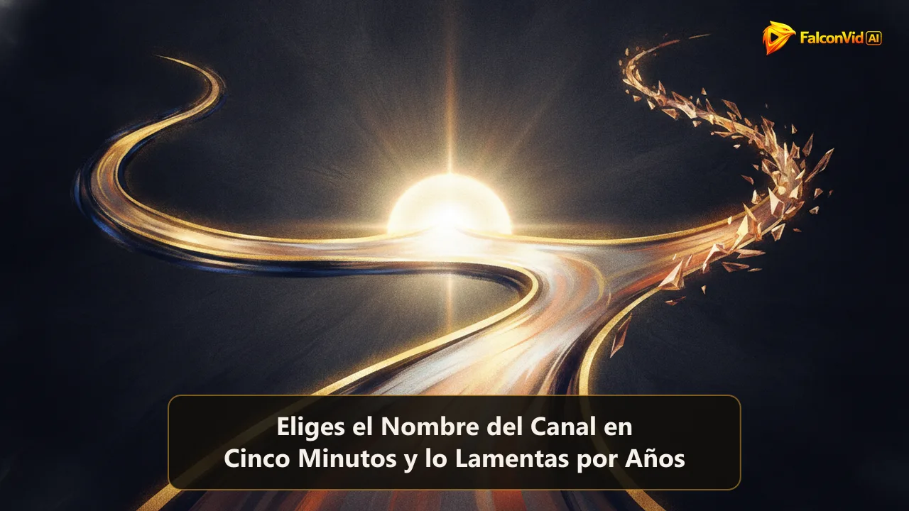 Ilustración editorial oscura con tres caminos luminosos que salen de un mismo punto, símbolo de tres estrategias de nombres.