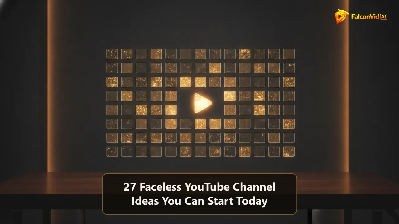 Grid of glowing golden screen tiles in the dark with one brighter tile at the center