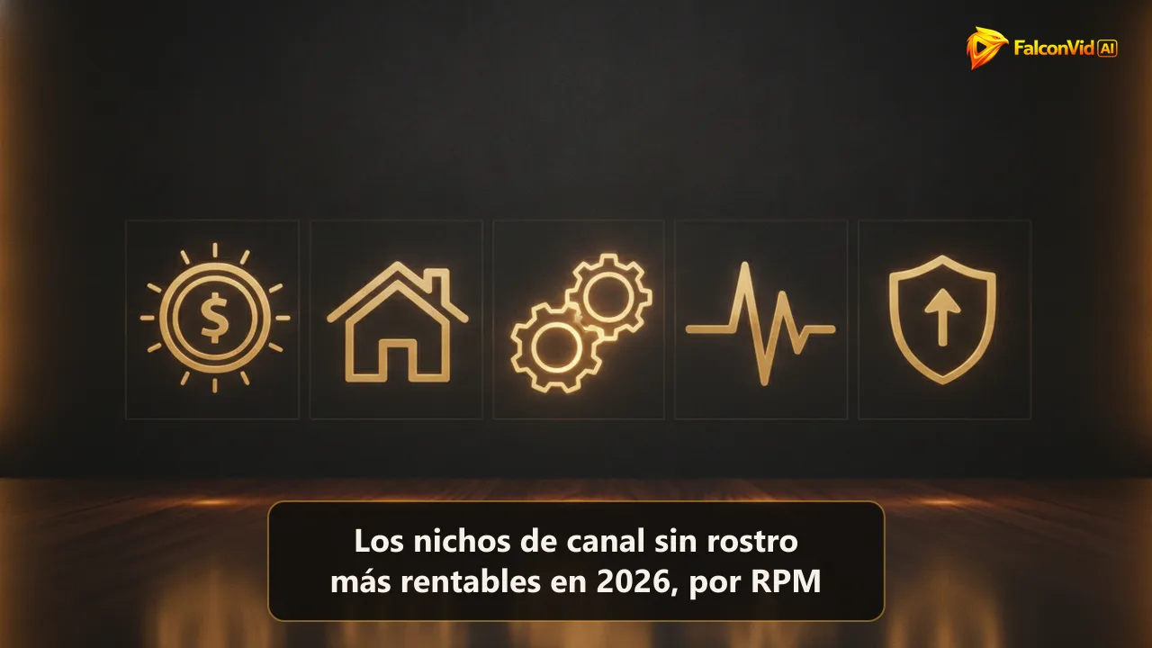 Cuadrícula de íconos de nicho brillando con una moneda dorada más fuerte que las demás