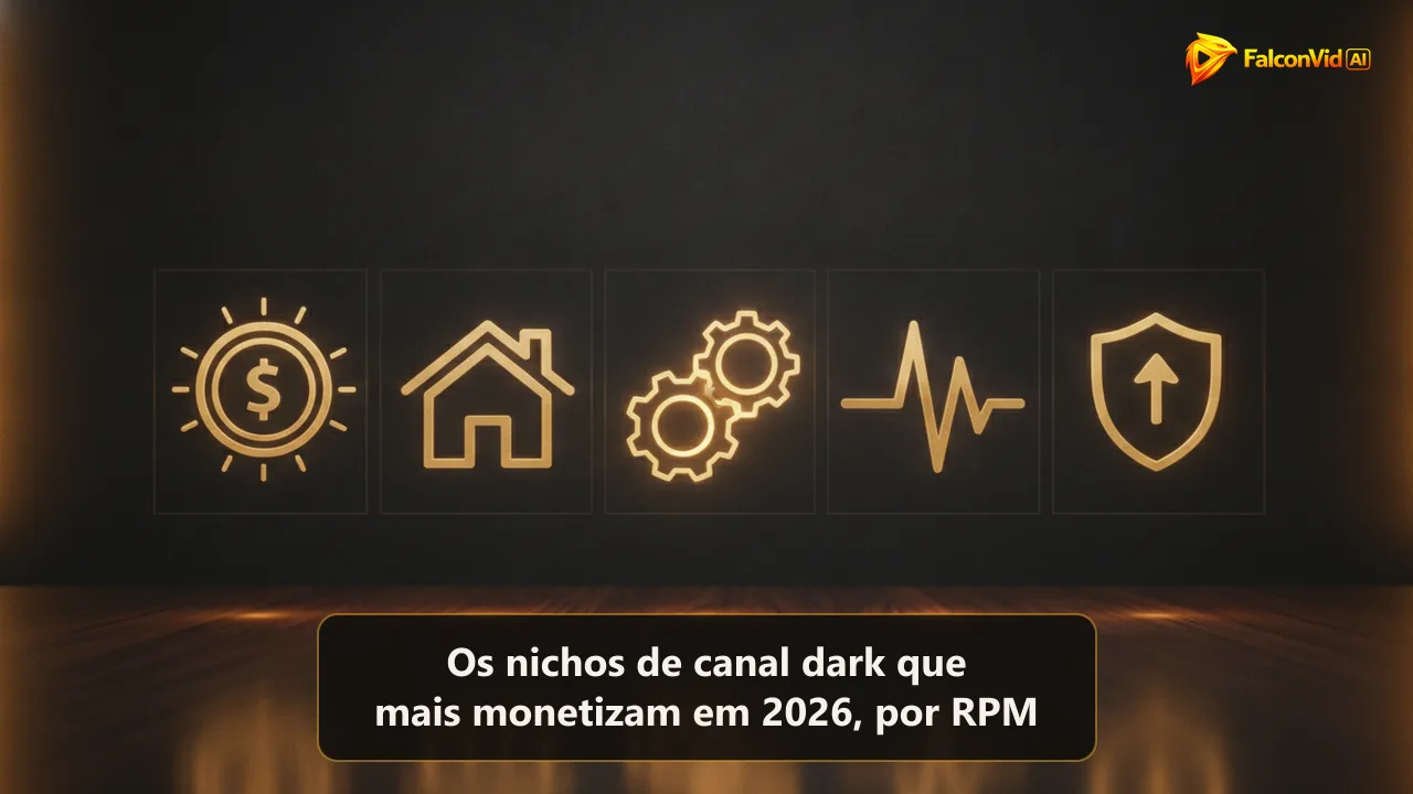 Grade de ícones de nicho brilhando com uma moeda dourada mais forte que as outras