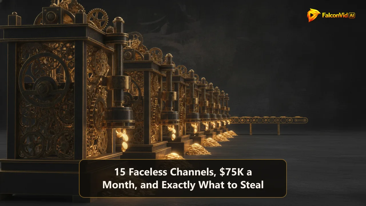 A long row of golden clockwork machines stamping bright coins in the dark with no people, warm golden light against a charcoal background