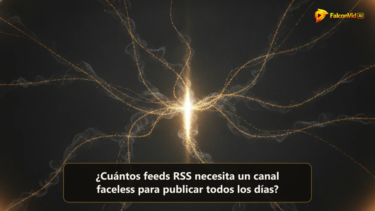 Ilustración editorial abstracta de varios flujos finos de luz dorada que llegan desde direcciones distintas y convergen en un único canal estrecho y brillante, sobre fondo carbón oscuro.