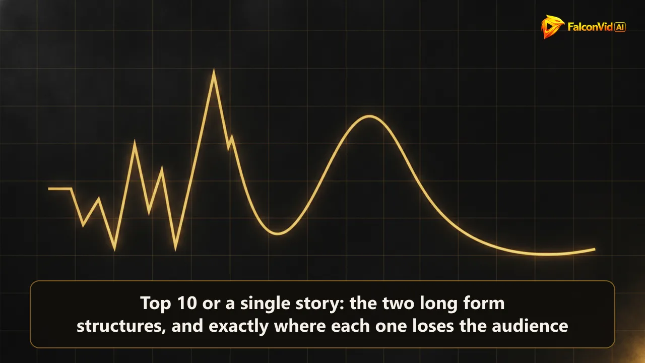 Two glowing golden line graphs on a dark grid, the left a jagged sawtooth of repeated peaks and dips, the right a single smooth slope that lifts again at the end.