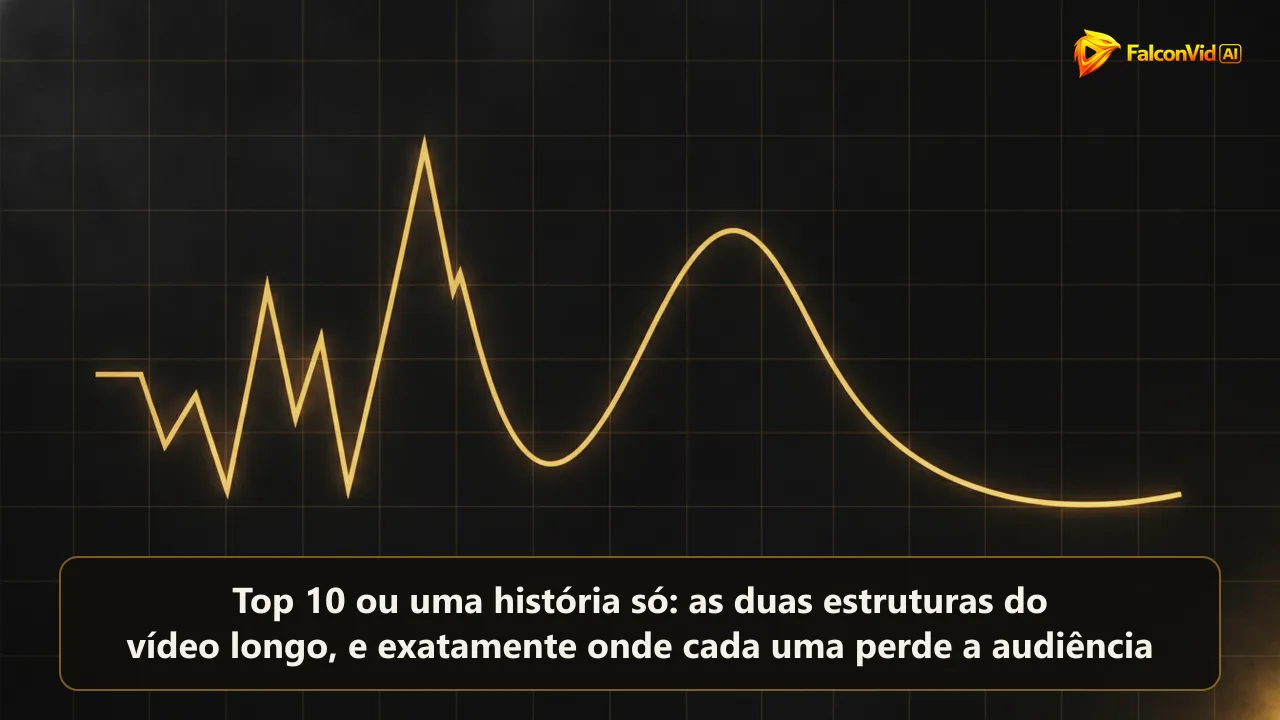 Dois gráficos dourados numa grade escura, o da esquerda em dente de serra com picos e quedas repetidos, o da direita uma ladeira única que volta a subir no fim.