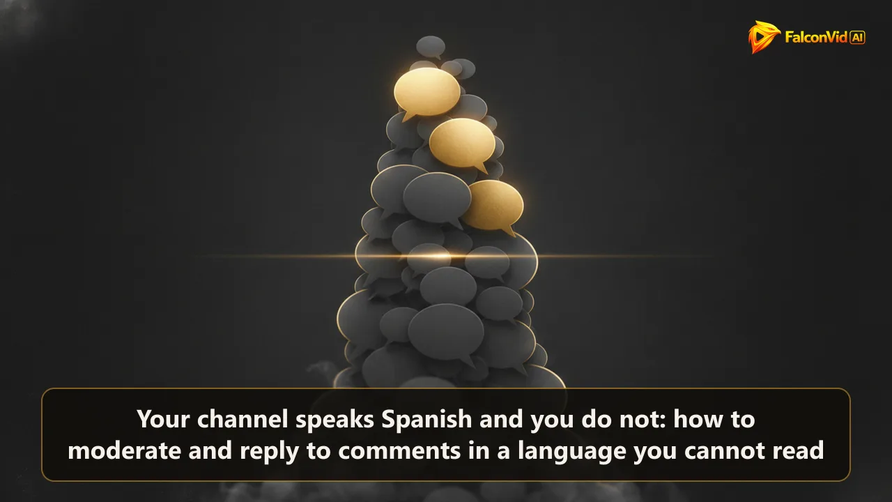 A stack of speech bubbles on a dark background, most blurred and grey, three glowing gold above a thin filter line.