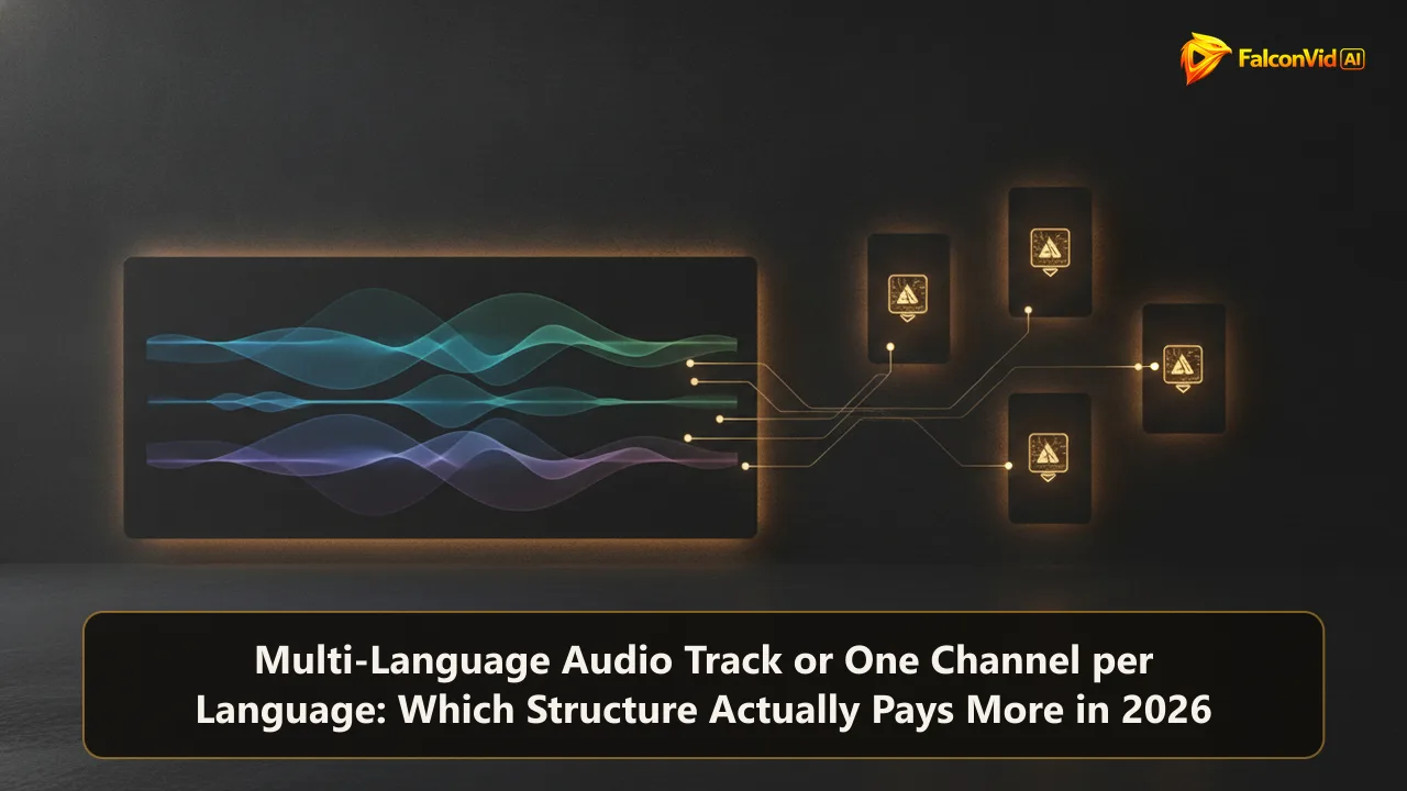 One wide panel holding three stacked audio ribbons on one side, three separate framed panels with their own golden badges on the other.
