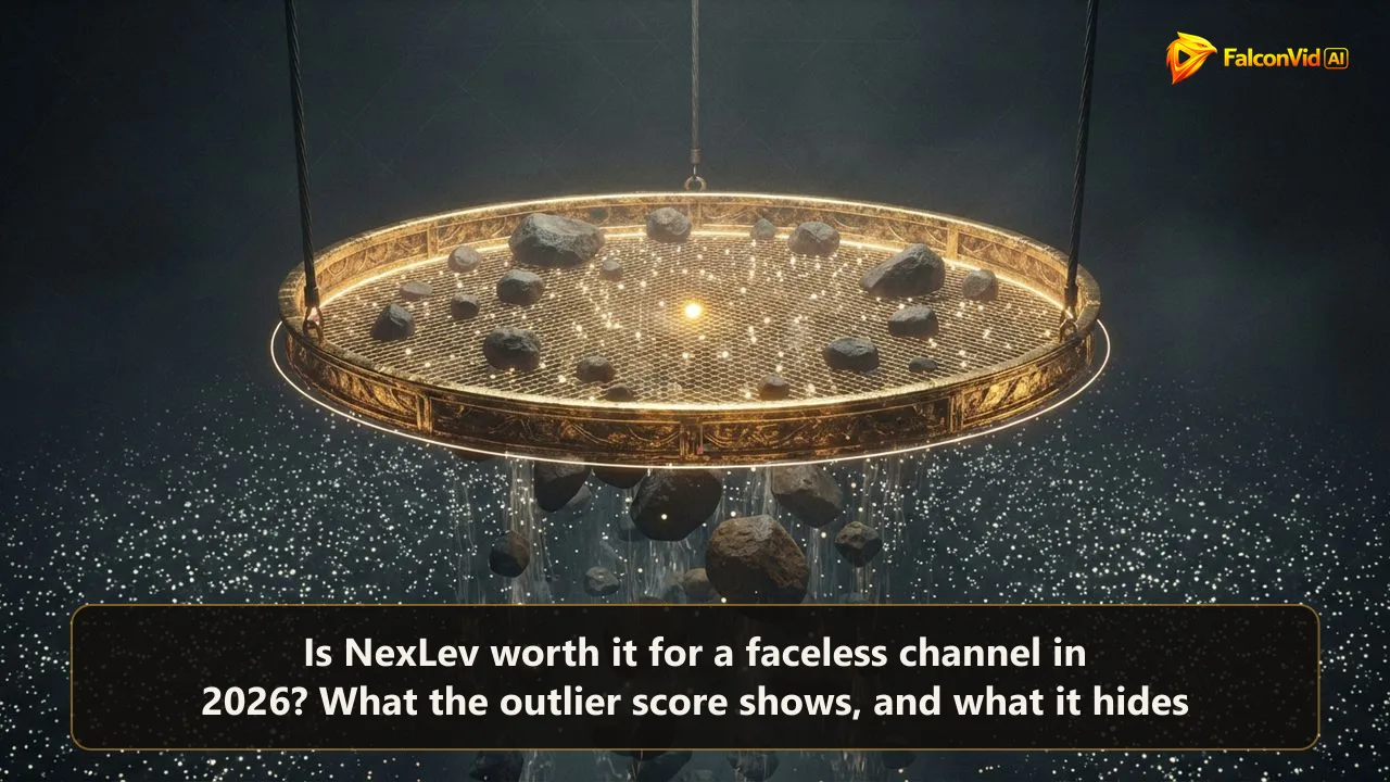 A giant golden sieve over a sea of tiny glowing dots that lets only big old stones fall through, the bias of sorting by outlier score