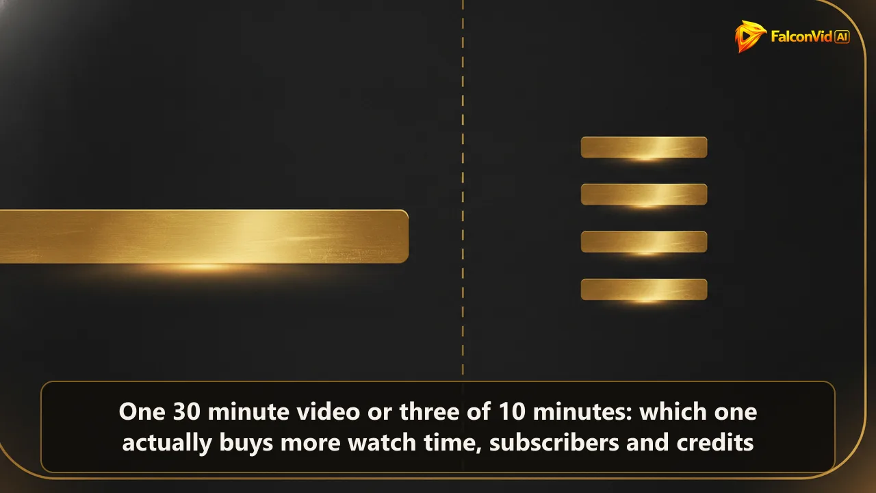 One long golden bar on the left and three shorter separate golden bars on the right, on a dark background.