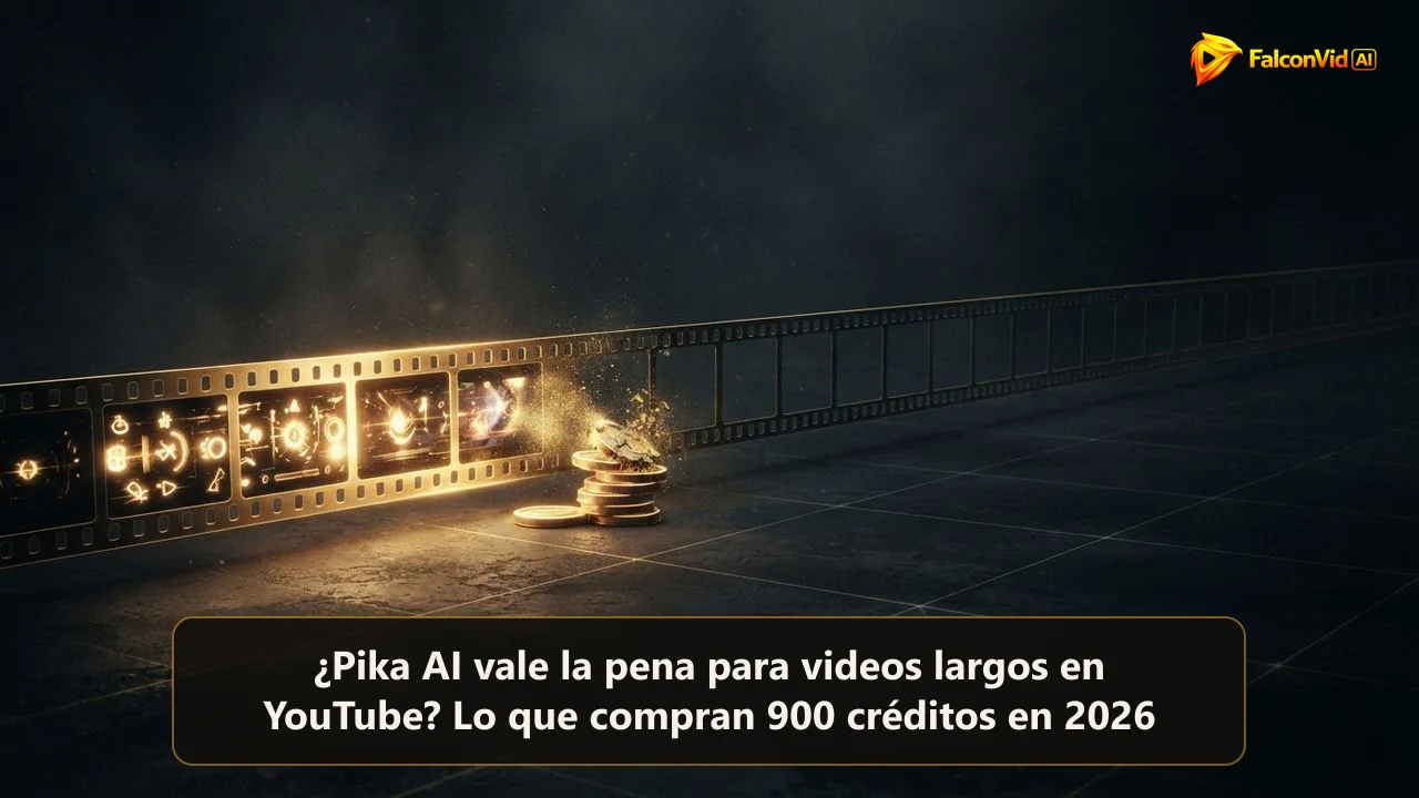 Una larga tira de película dorada en la que solo el primer tramo corto de cuadros brilla y el resto se pierde en contornos vacíos, los créditos acabándose mucho antes de que termine el video