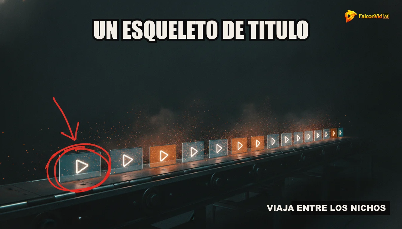 Una cadena de montaje automatizada donde robots con pantallas de video en lugar de cabezas crean y publican contenido de YouTube de forma continua.