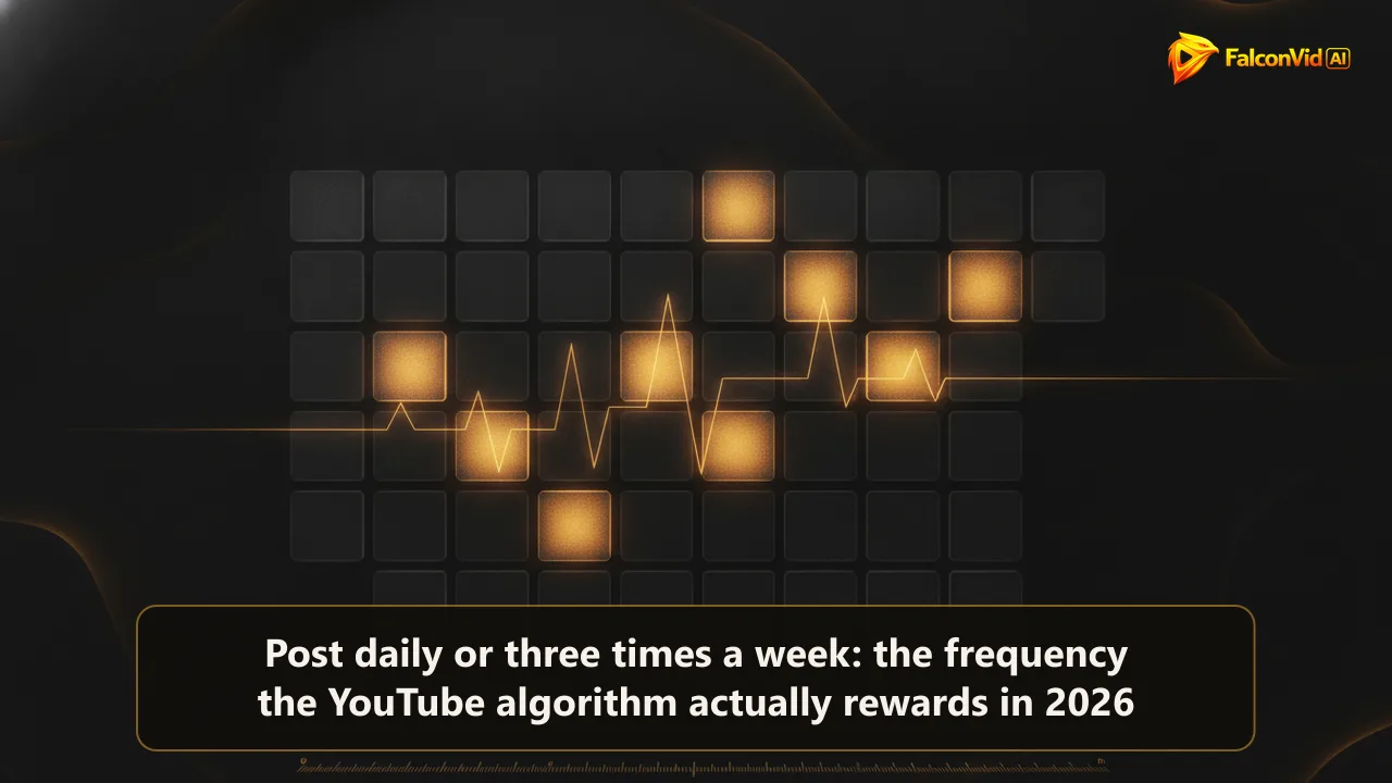 A calendar grid on a dark background with some squares glowing gold and others empty, a thin golden line tracing through the filled ones.