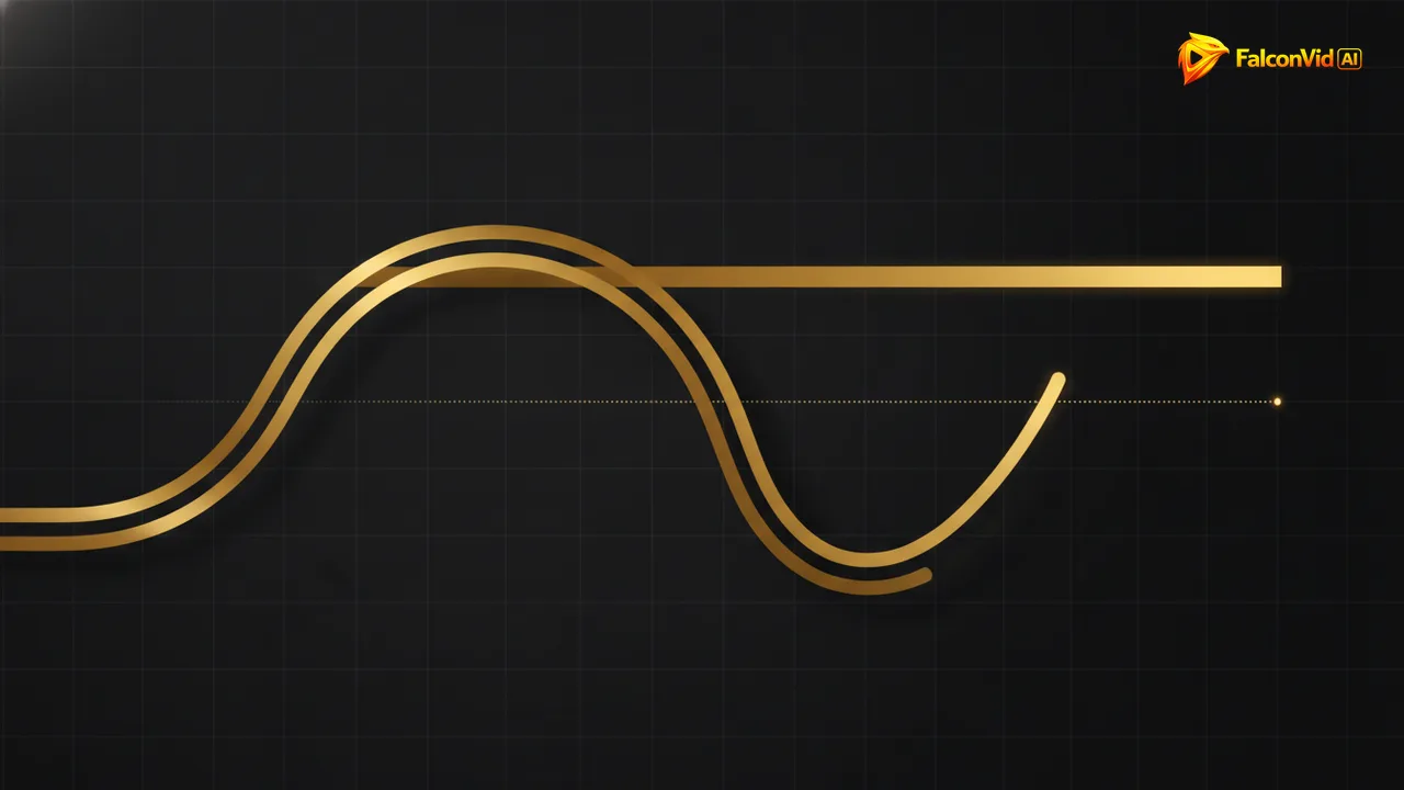 A golden curve settling into a steady plateau next to a second curve that resets to zero and climbs back toward a dotted line.