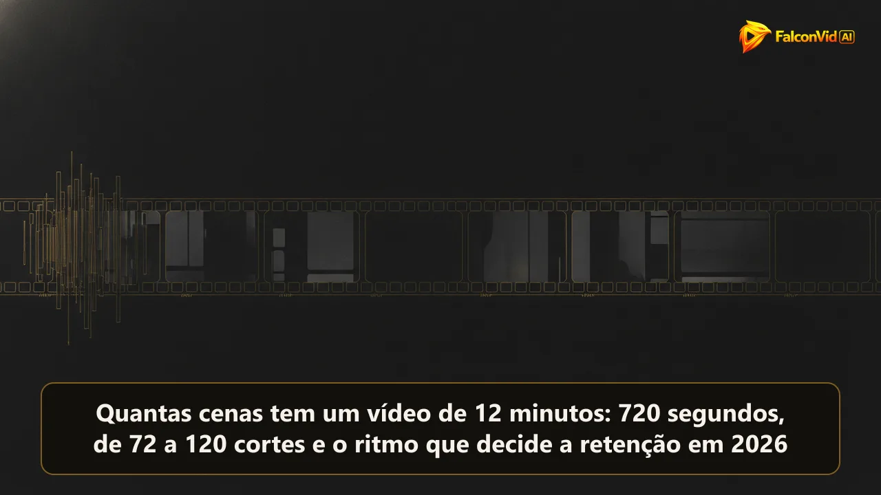 Uma longa tira de filme dividida em segmentos desiguais, apertados no começo e se alargando em blocos calmos mais adiante.