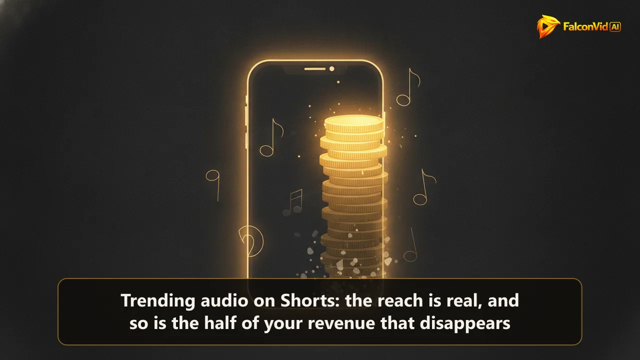 A glowing vertical phone shape beside a stack of coins where the lower half is faded away.