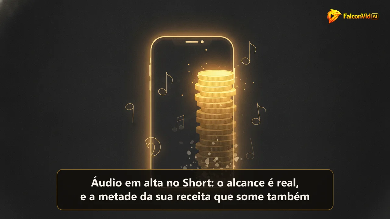Uma forma vertical de celular brilhando ao lado de uma pilha de moedas com a metade de baixo apagada.