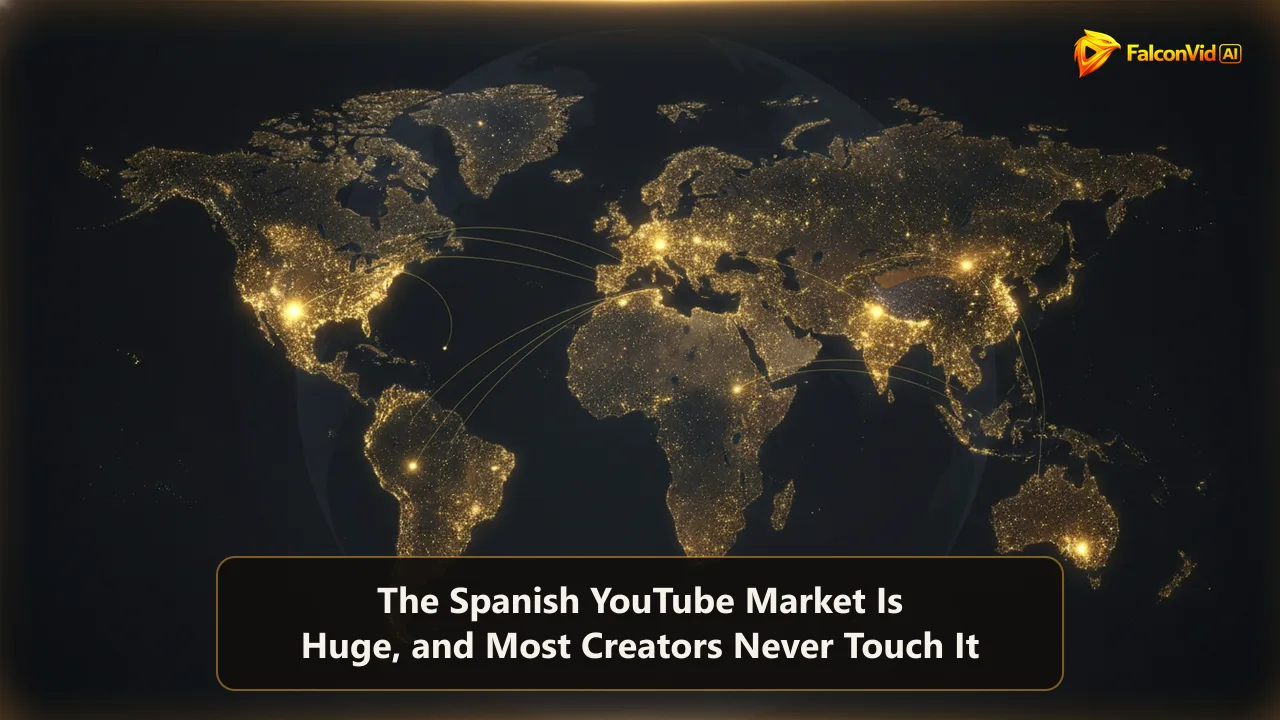 A glowing golden globe over a dark table with the Spanish speaking regions of the Americas and Spain lit as connected points of light.