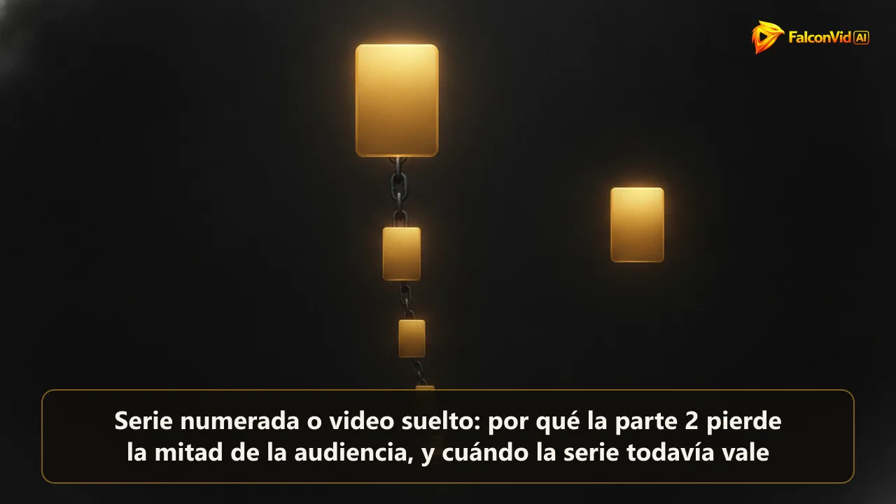 Cadena de paneles dorados que se apaga en la oscuridad, con un panel encendido y suelto a su lado.